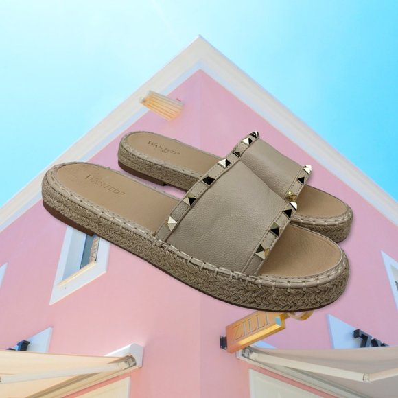 Wanted Shoes - Wanted Studded Espedrille sandals Size 8 Women